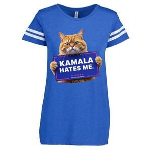 Kamala Hates Me Funny Political Saying Enza Ladies Jersey Football T-Shirt