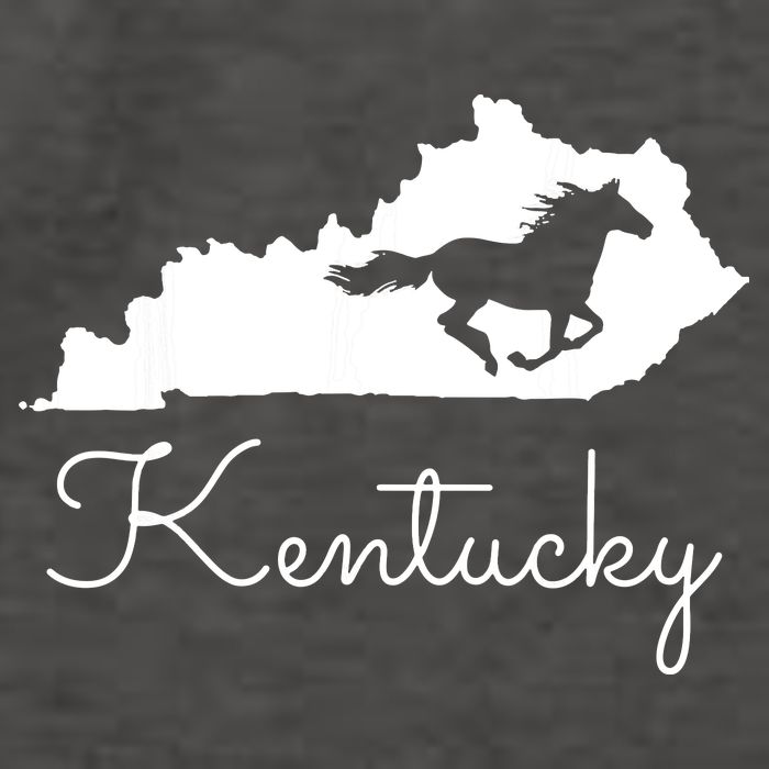 Kentucky Horse Map State Vector Backpack
