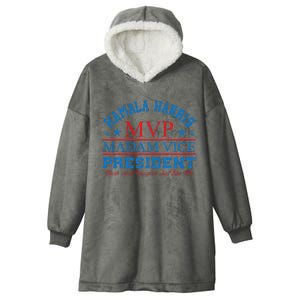 Kamala Harris Mvp Madam Vice President Hooded Wearable Blanket