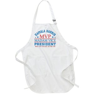 Kamala Harris Mvp Madam Vice President Full-Length Apron With Pockets