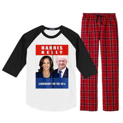 Kamala Harris Mark Kelly 2024 Harris Kelly 2024 Usa Election Raglan Sleeve Pajama Set