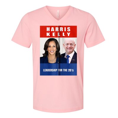 Kamala Harris Mark Kelly 2024 Harris Kelly 2024 Usa Election V-Neck T-Shirt