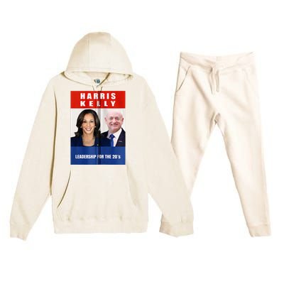 Kamala Harris Mark Kelly 2024 Harris Kelly 2024 Usa Election Premium Hooded Sweatsuit Set