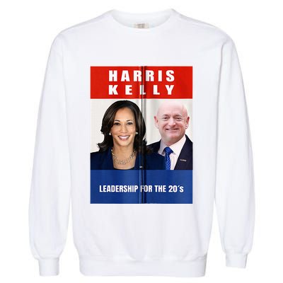 Kamala Harris Mark Kelly 2024 Harris Kelly 2024 Usa Election Garment-Dyed Sweatshirt