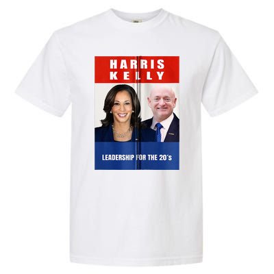 Kamala Harris Mark Kelly 2024 Harris Kelly 2024 Usa Election Garment-Dyed Heavyweight T-Shirt