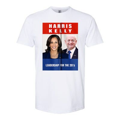 Kamala Harris Mark Kelly 2024 Harris Kelly 2024 Usa Election Softstyle CVC T-Shirt