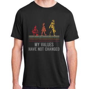 Kamala Harris My Values Have Not Changed President 47th 2024 Adult ChromaSoft Performance T-Shirt