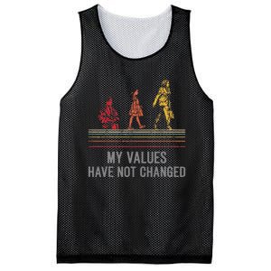 Kamala Harris My Values Have Not Changed President 47th 2024 Mesh Reversible Basketball Jersey Tank