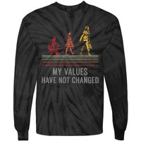 Kamala Harris My Values Have Not Changed President 47th 2024 Tie-Dye Long Sleeve Shirt