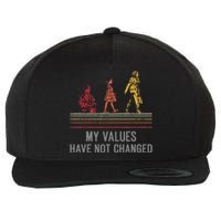 Kamala Harris My Values Have Not Changed President 47th 2024 Wool Snapback Cap