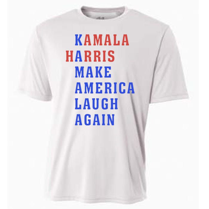 Kamala Harris Madam President Make America Laugh Again 2024 Cooling Performance Crew T-Shirt