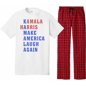 Kamala Harris Madam President Make America Laugh Again 2024 Pajama Set