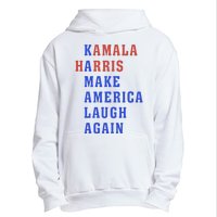 Kamala Harris Madam President Make America Laugh Again 2024 Urban Pullover Hoodie