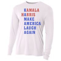 Kamala Harris Madam President Make America Laugh Again 2024 Cooling Performance Long Sleeve Crew