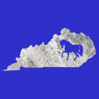 Kentucky Horse Map Horseback Riding Equestrian Racing Gift Long Sleeve Shirt
