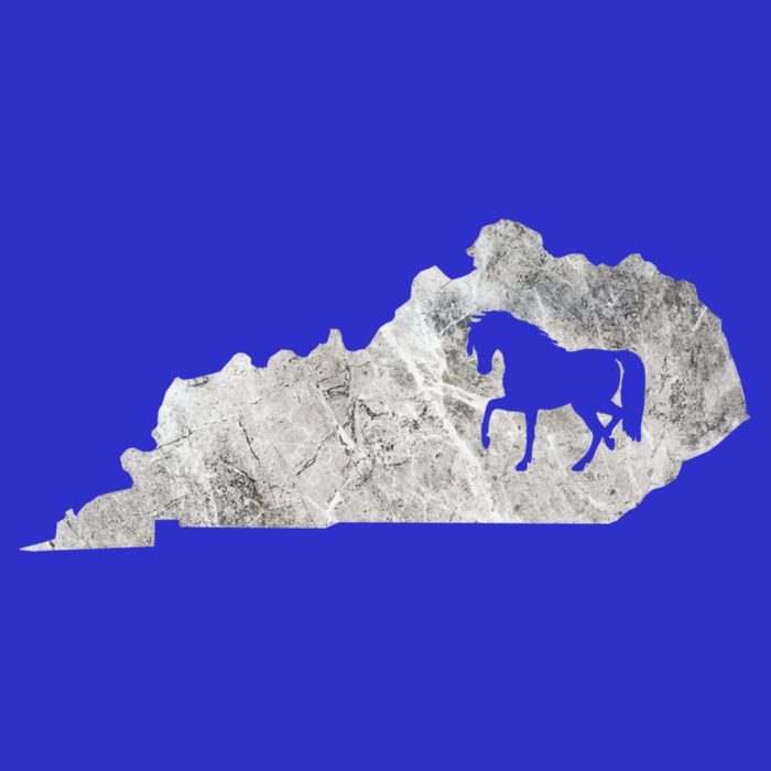 Kentucky Horse Map Horseback Riding Equestrian Racing Gift Long Sleeve Shirt