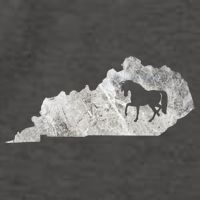 Kentucky Horse Map Horseback Riding Equestrian Racing Gift Vector Backpack