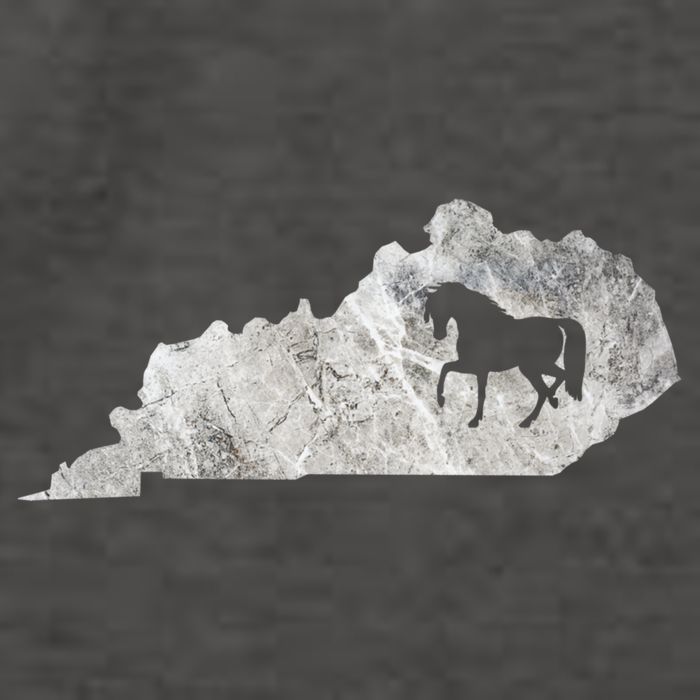 Kentucky Horse Map Horseback Riding Equestrian Racing Gift Vector Backpack