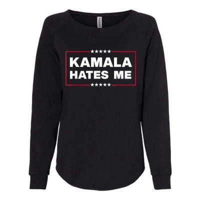 Kamala Hates Me Trump 2024 American Elections Womens California Wash Sweatshirt