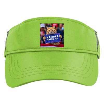 Kamala Hates Me Funny Political Saying Cat Lover Adult Drive Performance Visor