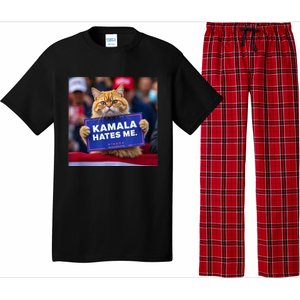 Kamala Hates Me Funny Political Saying Cat Lover Pajama Set