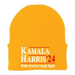 Kamala Harris Make America Laugh Again Gift Knit Cap Winter Beanie