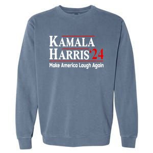 Kamala Harris Make America Laugh Again Gift Garment-Dyed Sweatshirt