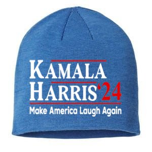 Kamala Harris Make America Laugh Again Gift Sustainable Beanie