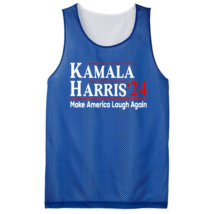 Kamala Harris Make America Laugh Again Gift Mesh Reversible Basketball Jersey Tank