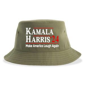 Kamala Harris Make America Laugh Again Gift Sustainable Bucket Hat