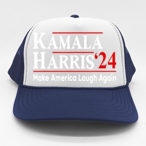 Kamala Harris Make America Laugh Again Gift Trucker Hat