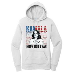 Kamala Hope Not Fear Kamala Harris Premium Women's Pullover Hoodie