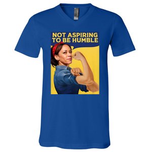 Kamala Harris Not Aspiring To Be Humble V-Neck T-Shirt