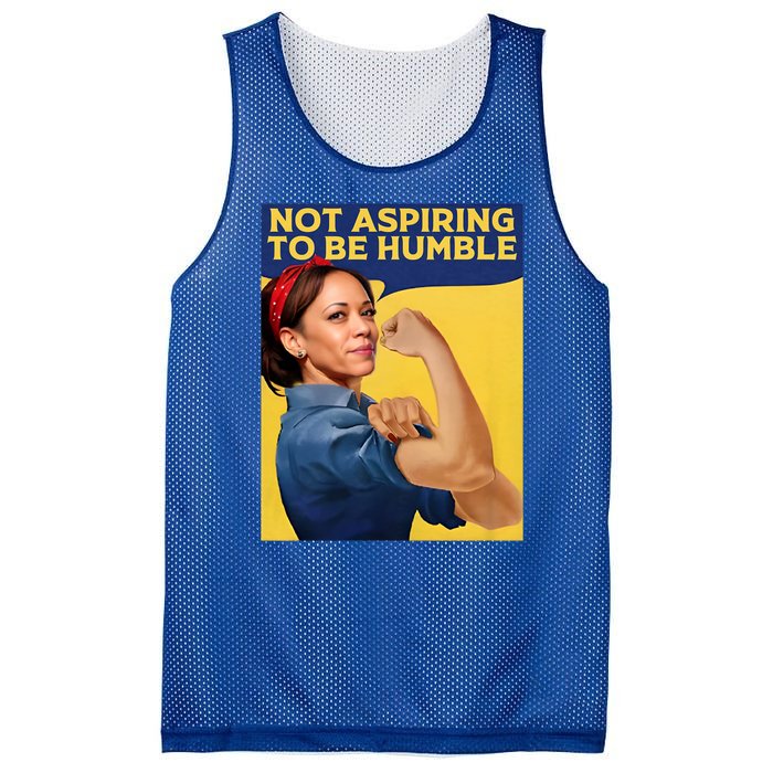 Kamala Harris Not Aspiring To Be Humble Mesh Reversible Basketball Jersey Tank