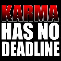 Karma Has No Deadline Flexfit Unipanel Trucker Cap