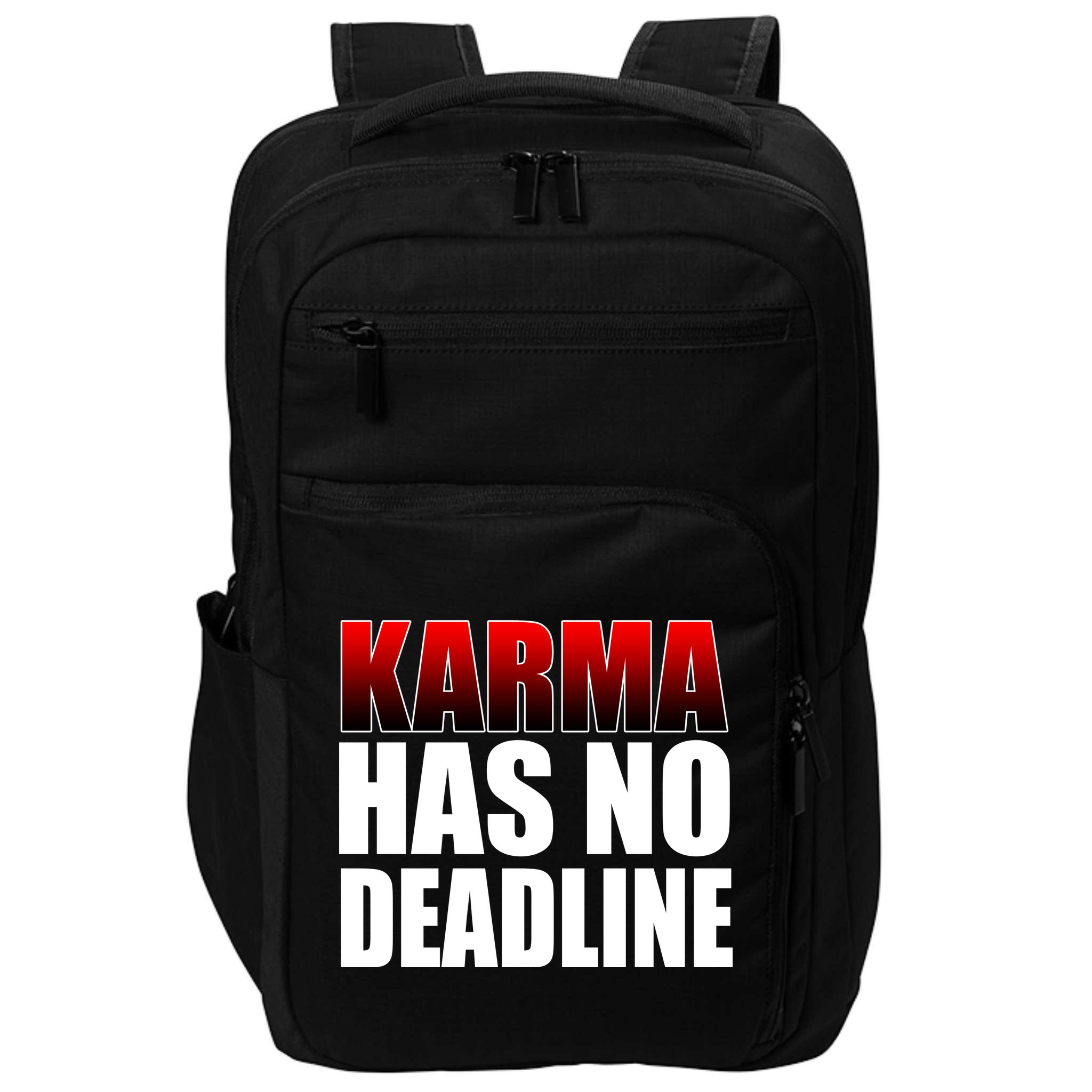 Karma Has No Deadline Impact Tech Backpack