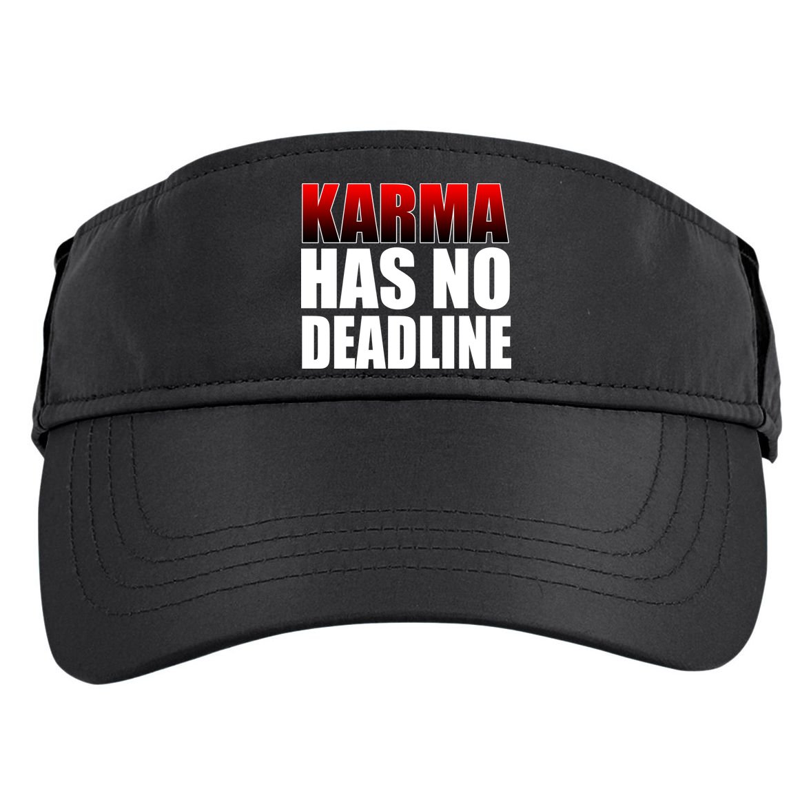 Karma Has No Deadline Adult Drive Performance Visor