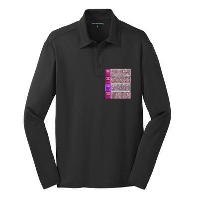 Know Hope Nc Banners Silk Touch Performance Long Sleeve Polo