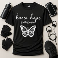 Know Hope North Carolina Banner 1 Cooling Performance Crew T-Shirt