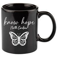 Know Hope North Carolina Banner 1 11oz C Handle Ceramic Mug