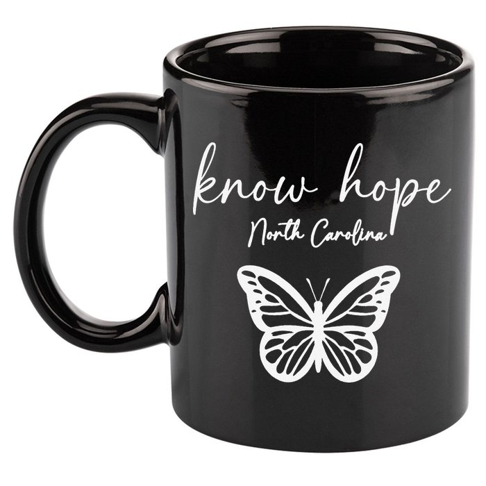 Know Hope North Carolina Banner 1 11oz C Handle Ceramic Mug