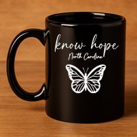 Know Hope North Carolina Banner 1 11oz C Handle Ceramic Mug