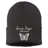 Know Hope North Carolina Banner 1 Sustainable Knit Beanie