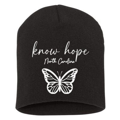 Know Hope North Carolina Banner 1 Short Acrylic Beanie