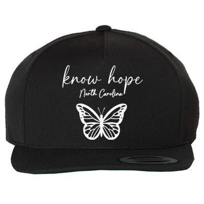 Know Hope North Carolina Banner 1 Wool Snapback Cap