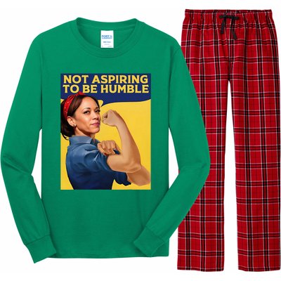 Kamala Harris Not Aspiring To Be Humble Long Sleeve Pajama Set