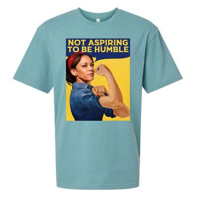 Kamala Harris Not Aspiring To Be Humble Sueded Cloud Jersey T-Shirt