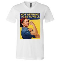 Kamala Harris Not Aspiring To Be Humble V-Neck T-Shirt