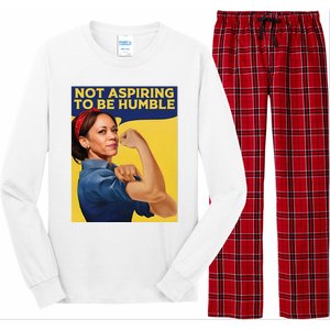 Kamala Harris Not Aspiring To Be Humble Long Sleeve Pajama Set