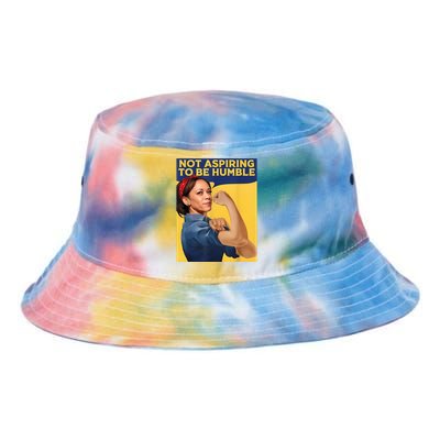 Kamala Harris Not Aspiring To Be Humble Tie Dye Newport Bucket Hat